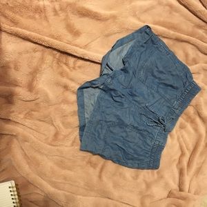 comfy jean look alike shorts!